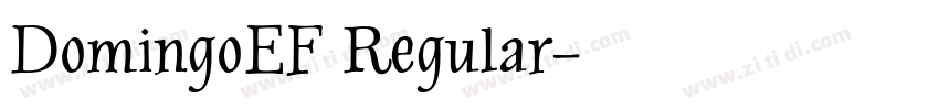 DomingoEF Regular字体转换